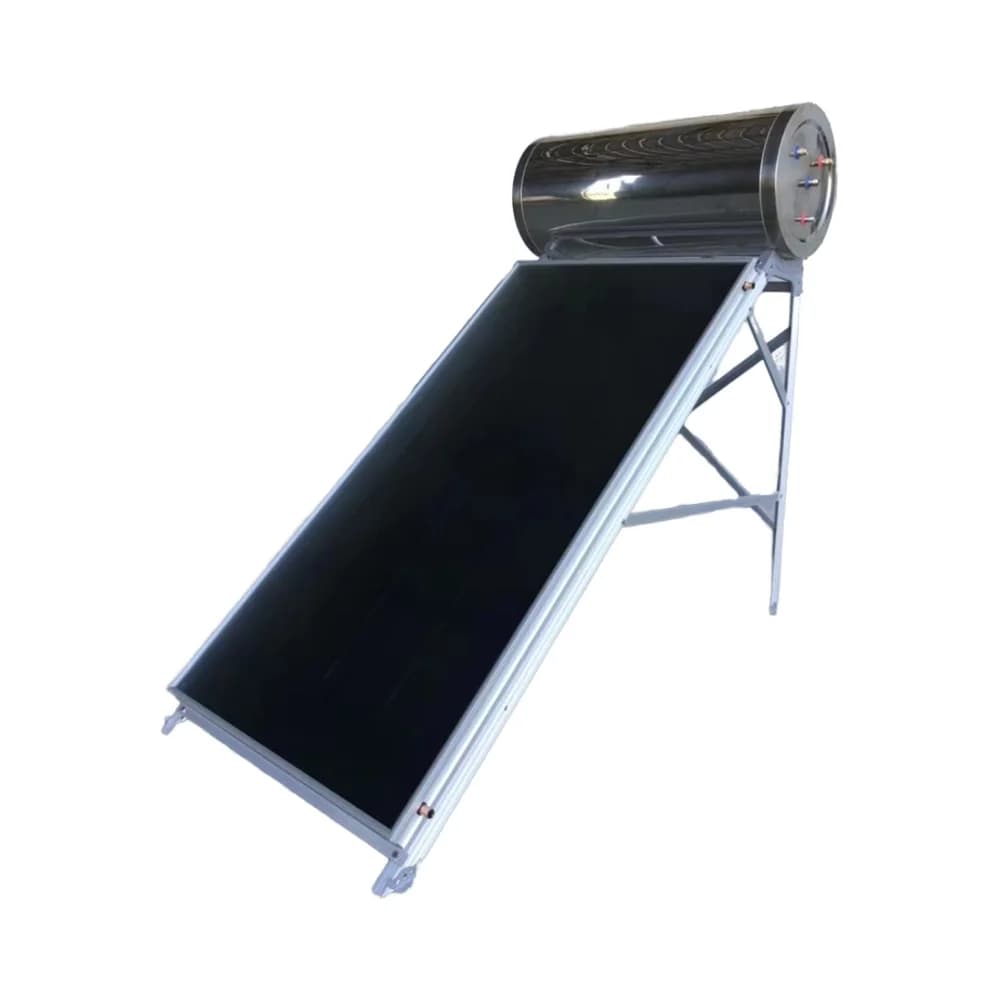 【Caldo】Scaldabagno solare a schermo piatto Riscaldamento elettrico da 300 litri Collettore di calore pressurizzato per casa e villa Famiglia indipendente
