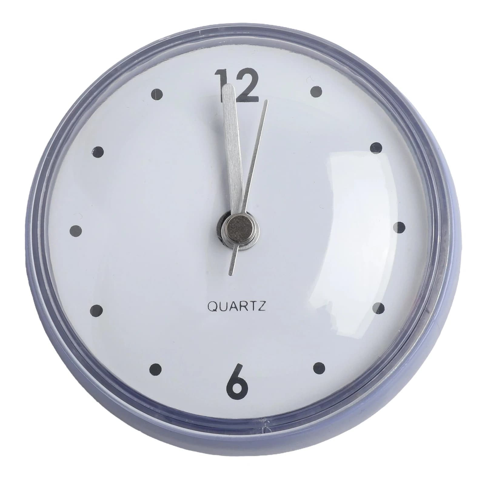 Wall clock for kitchen and bathroom, anti-fog, blue