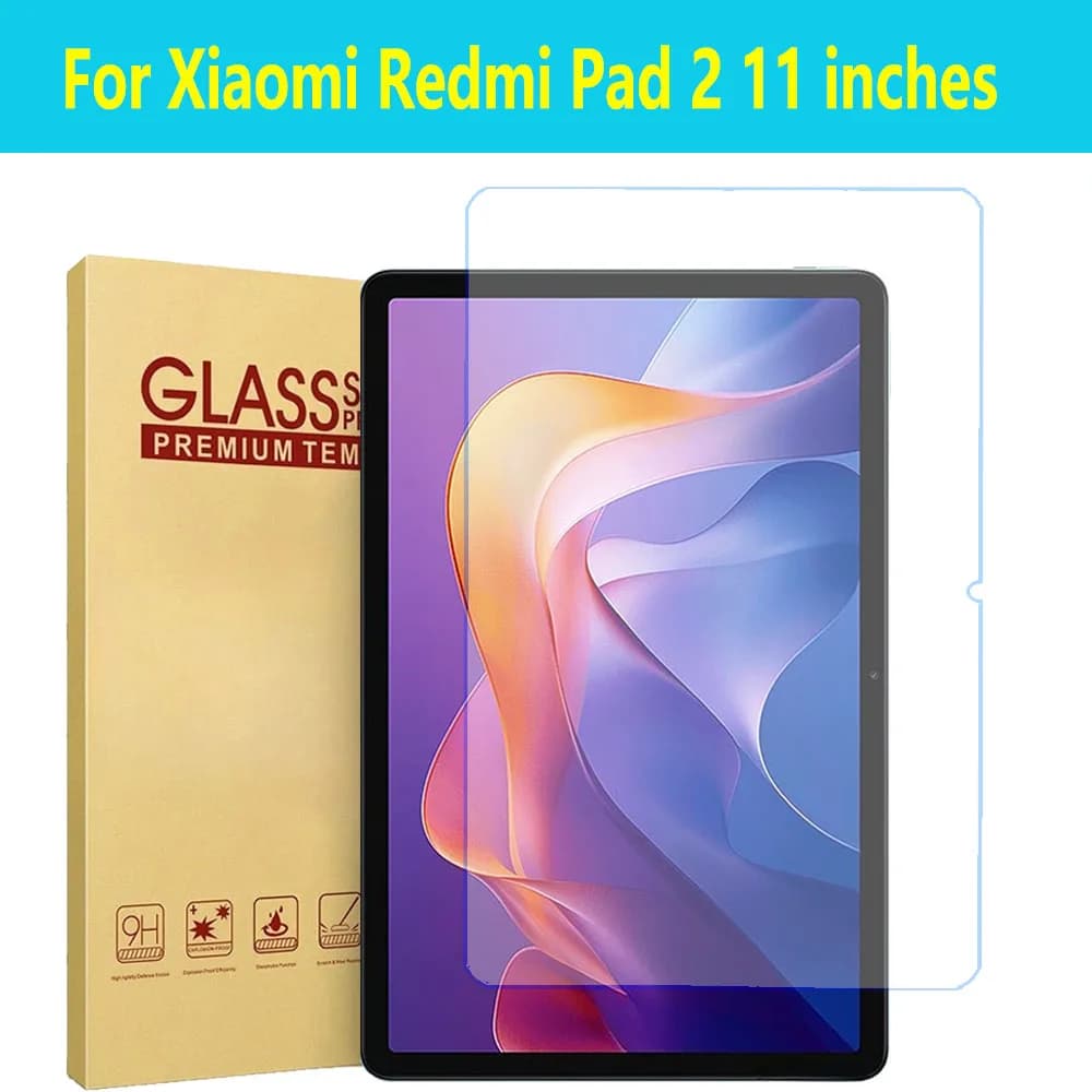 Per Redmi Pad 2 Pellicola protettiva in vetro temperato per Xiaomi Redmi Pad 2 Pellicola protettiva antigraffio senza bolle da 11 pollici