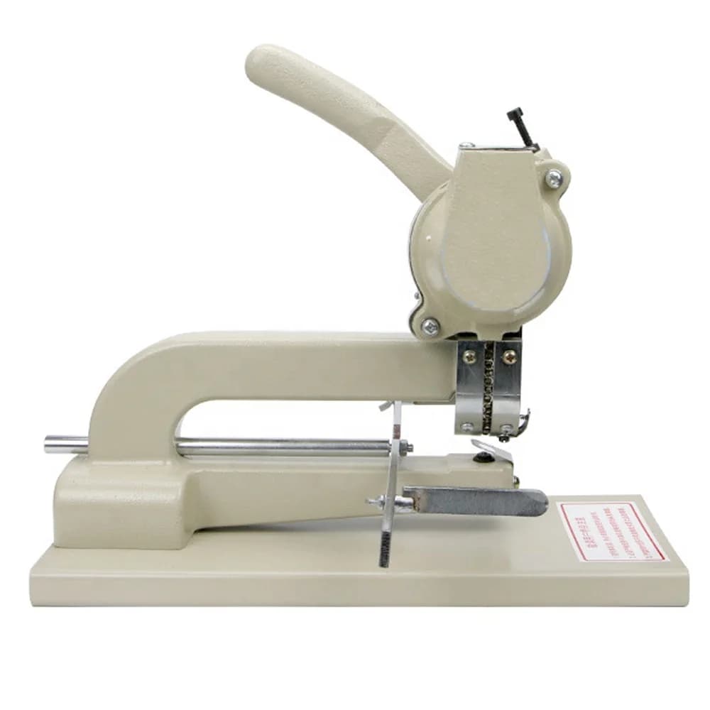 Macchina Industriale Manuale per Occhielli e Asole da 4mm per Sacchetti di Carta