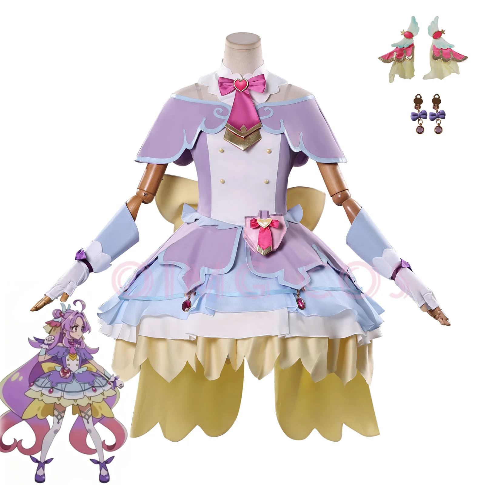 Akechi Anna Cure Answer Cosplay Costume Carnival Uniform Anime Halloween Costumes Women Game