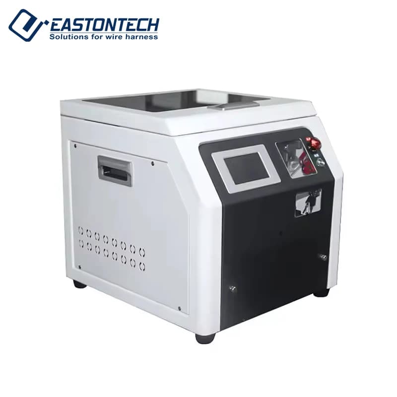 EW-5565 Semi-automatic isolated terminal crimping machine with vibrating plate feeding system Weight 115 kg
