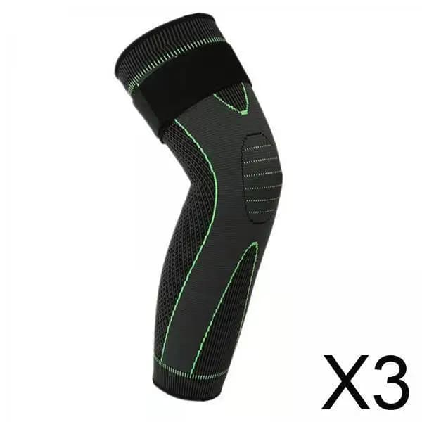Tutore elastico per il ginocchio, protezione per il ginocchio in silicone traspirante, per sport, uomini e donne, recupero da infortuni rotulei