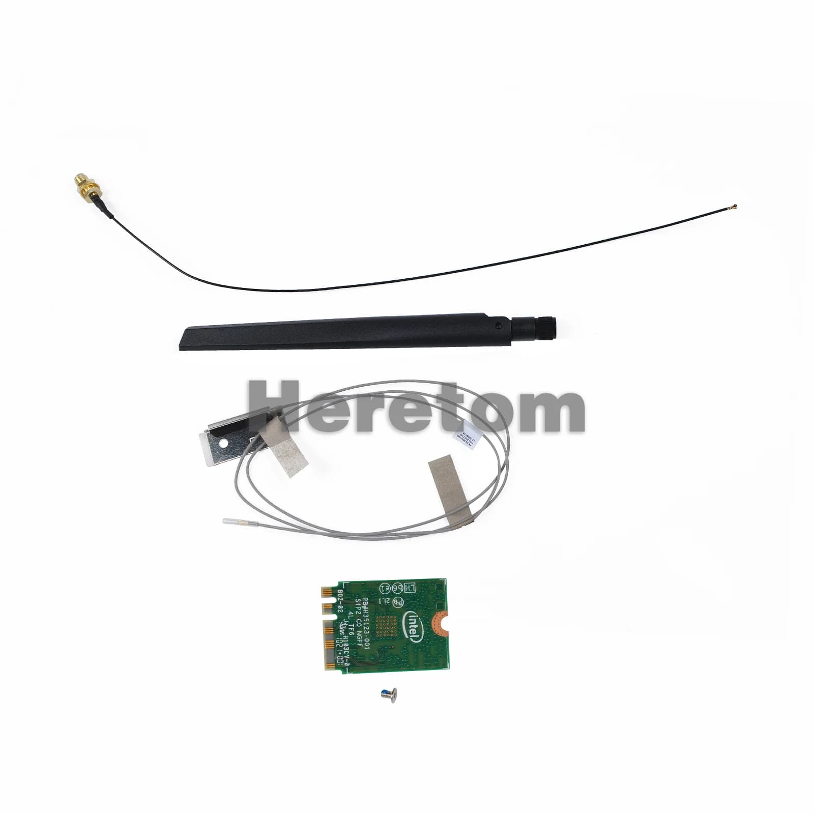 0 mhk36 Kit Wireless Dell Optiplex 7050 3690 7060 Micro 3165NGW Card Antenna WiFi