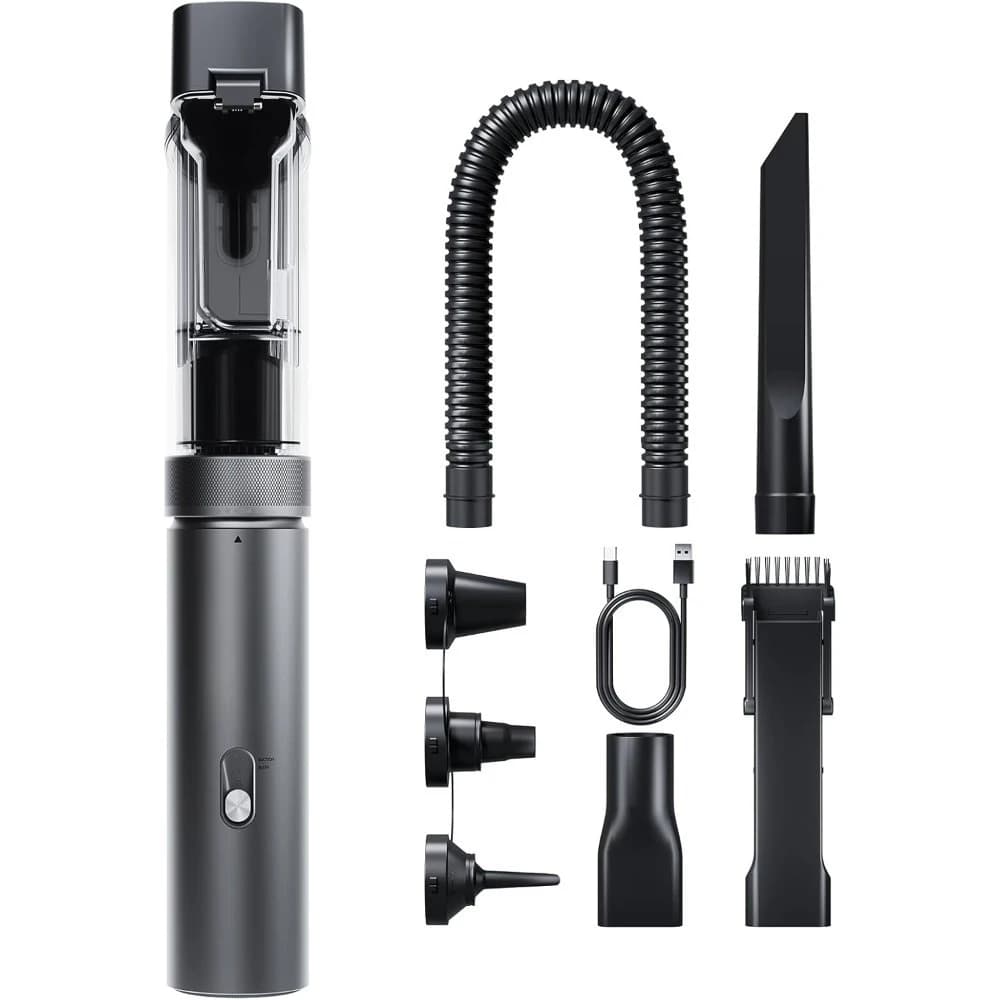 Aspirapolvere portatile senza fili 21000PA Potente aspirazione Portatile ricaricabile USB C Ricarica rapida Leggero per auto domestica