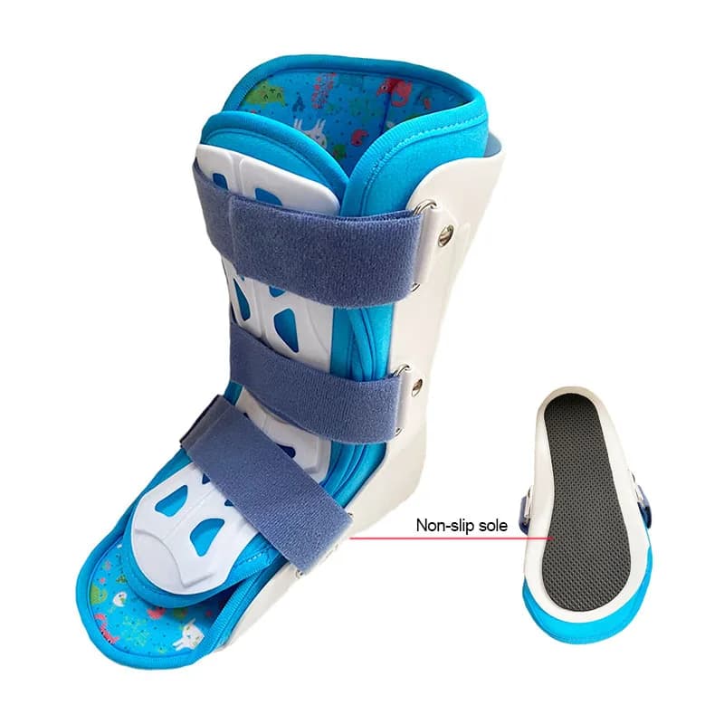 Stecca di supporto per caduta del piede per bambini-Varus Valgo Plantari Brace-Fissaggio della frattura dell'articolazione della caviglia Tutore-Strisce alla caviglia Fascia di recupero
