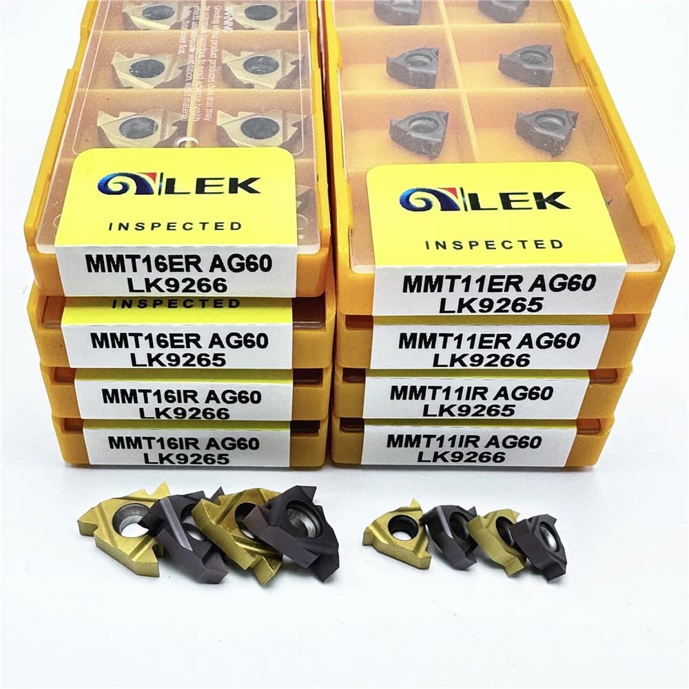 MMT 11ER 16ER 22ER AG60 Thread Turning Tool Carbide Insert Steel Processing CNC Metal Lathe Tool Cutting Turning Insert