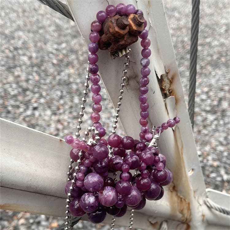 Girls Mini Purple Beaded Clutch Purse Women Evening Purses and Handbags Luxury Wedding Party Bridal Clutches Bags