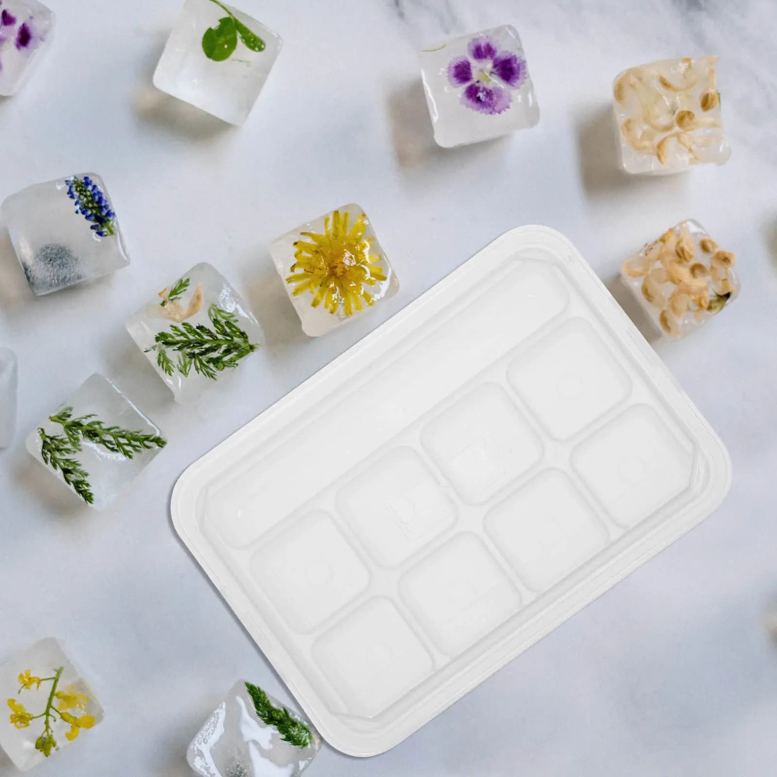 Set di 3 Stampi per Cubetti di Ghiaccio con Coperchio, Riutilizzabili per Cocktail, Whisky, Cioccolato, Caramelle, Feste, Bar, Facili da Sfogliare