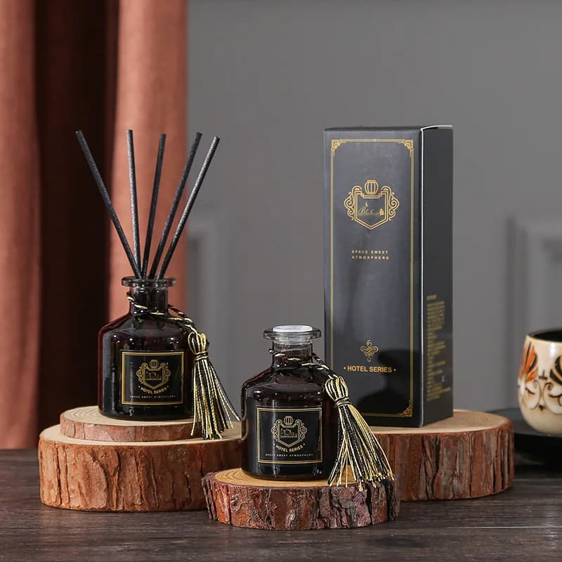 Set di diffusori a bastoncini da 50ml profumo di buon odore, deodorante per ambienti da camera da letto, fragranza a lunga durata, profumo in stile europeo lavanda rosa