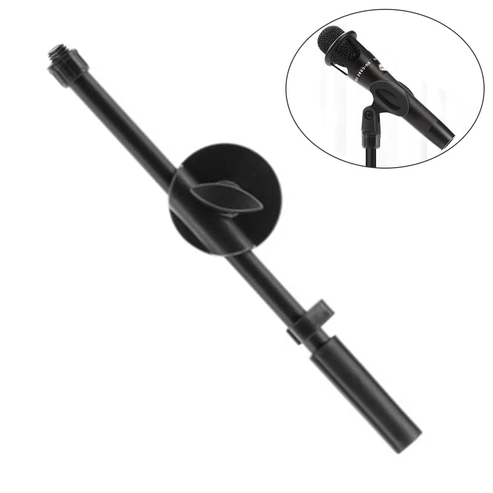 Supporto per barra trasversale per microfono supporto per culla Clip per telefono accessori per palo per treppiede 3/8 supporto per vite Kit staffa per microfono superiore