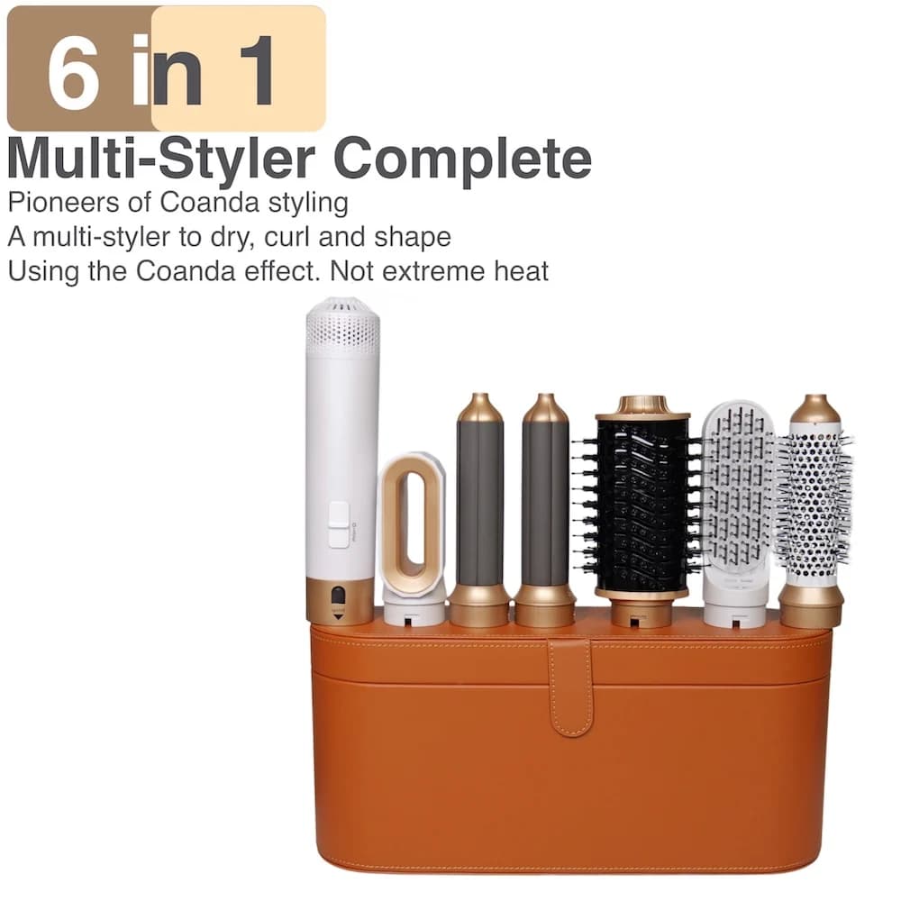 Hair dryer 6 in 1 for hair with curling iron Hair plate with hair brush Hair dryer 6 in 1 Multi Styler