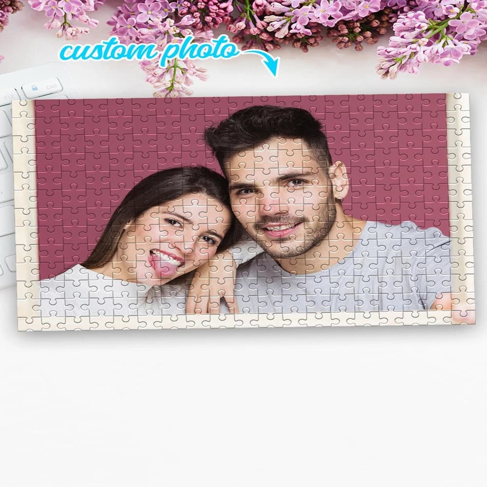 150/300/500/1000pcs Fashion Couple Customized Photo Custom Puzzles in Photos For Bedroom Desk Decor Friend Gift