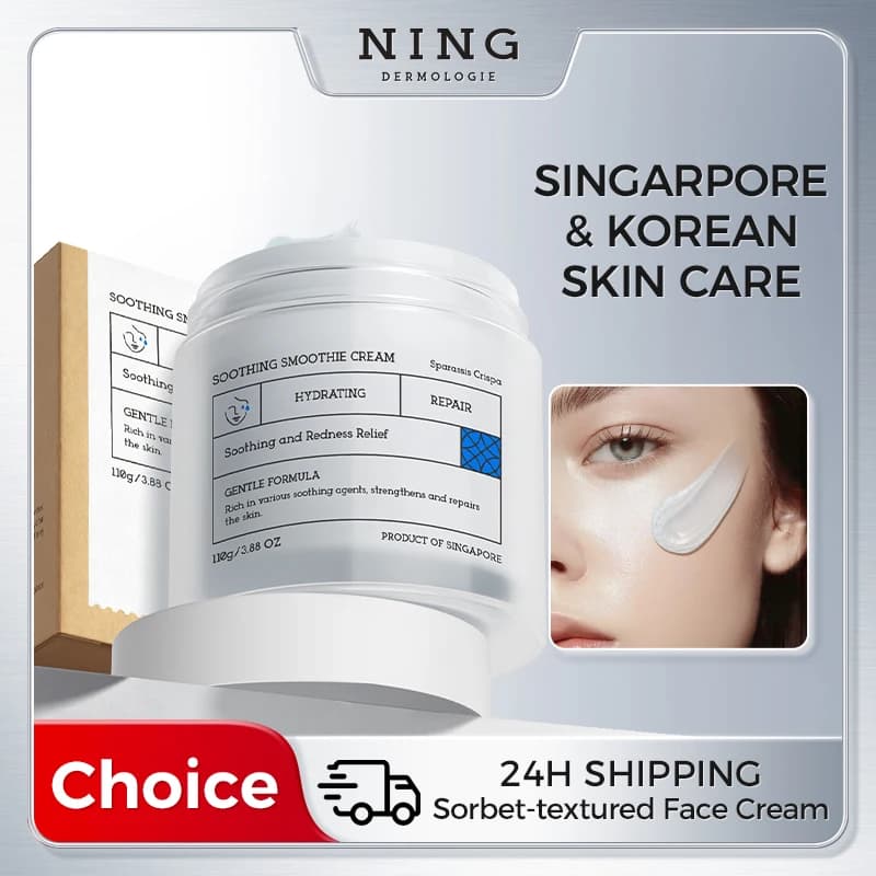 NING DERMOLOGIE SOOTHING CREMA FOR SMOOTHIE QUICKLY COOL AND SOOTHE, daily repair and NOROSA EXTERNAL SCHEDA