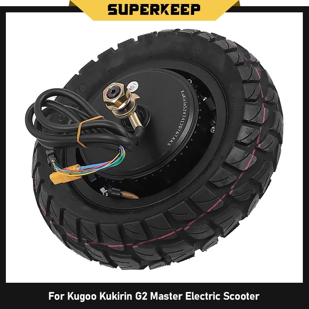Motore 255x80 per monopattino elettrico Kugoo Kukirin G2 Master, gruppo ruota anteriore o posteriore con pneumatico e motore per ricambio G2 Master