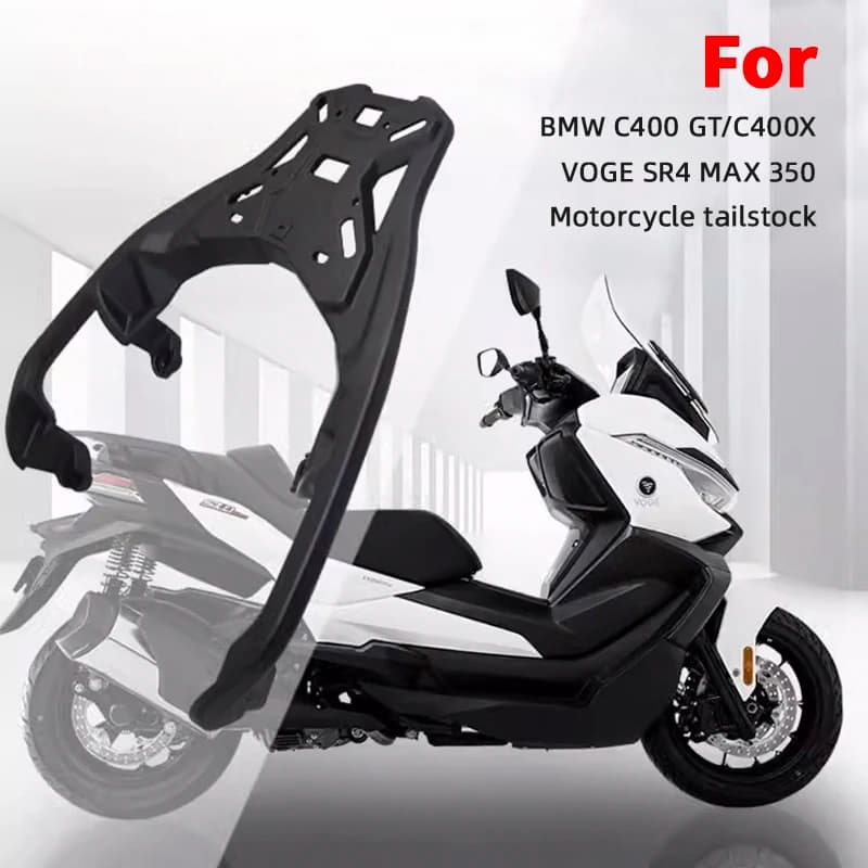 Portapacchi Posteriore per Moto BMW C400 GT/C400X, Accessori Moto Specifici per VOGE SR4 MAX 350, Supporto per Bauletto