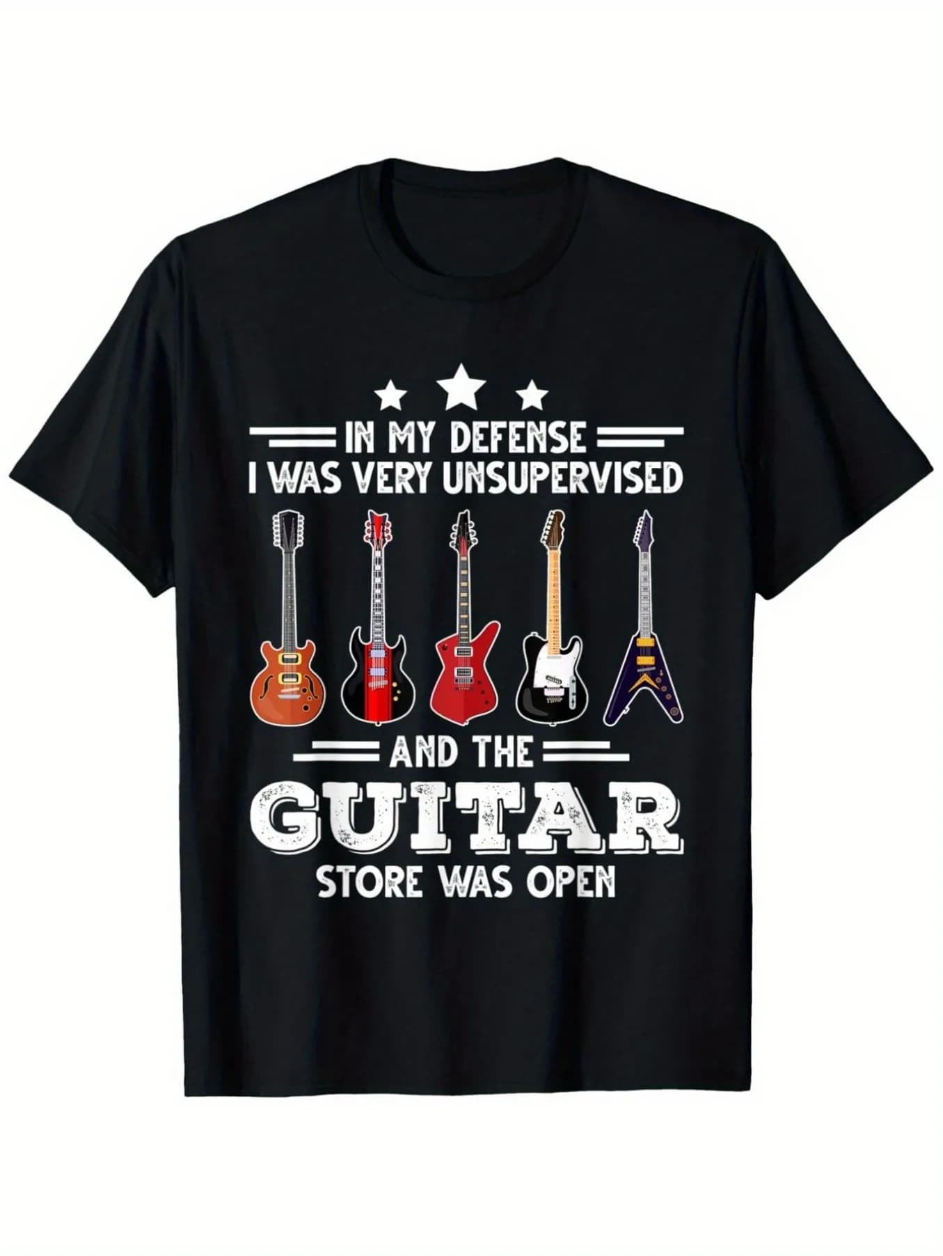 Top Pick Local In My Defense The Guitar Shop Was Open Maglietta per gli amanti della chitarra