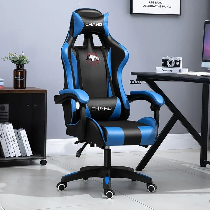 Sedia da gioco Sedia da scrivania per computer reclinabile con schienale alto per Internet Cafe Esports Gaming e dormitorio per studenti