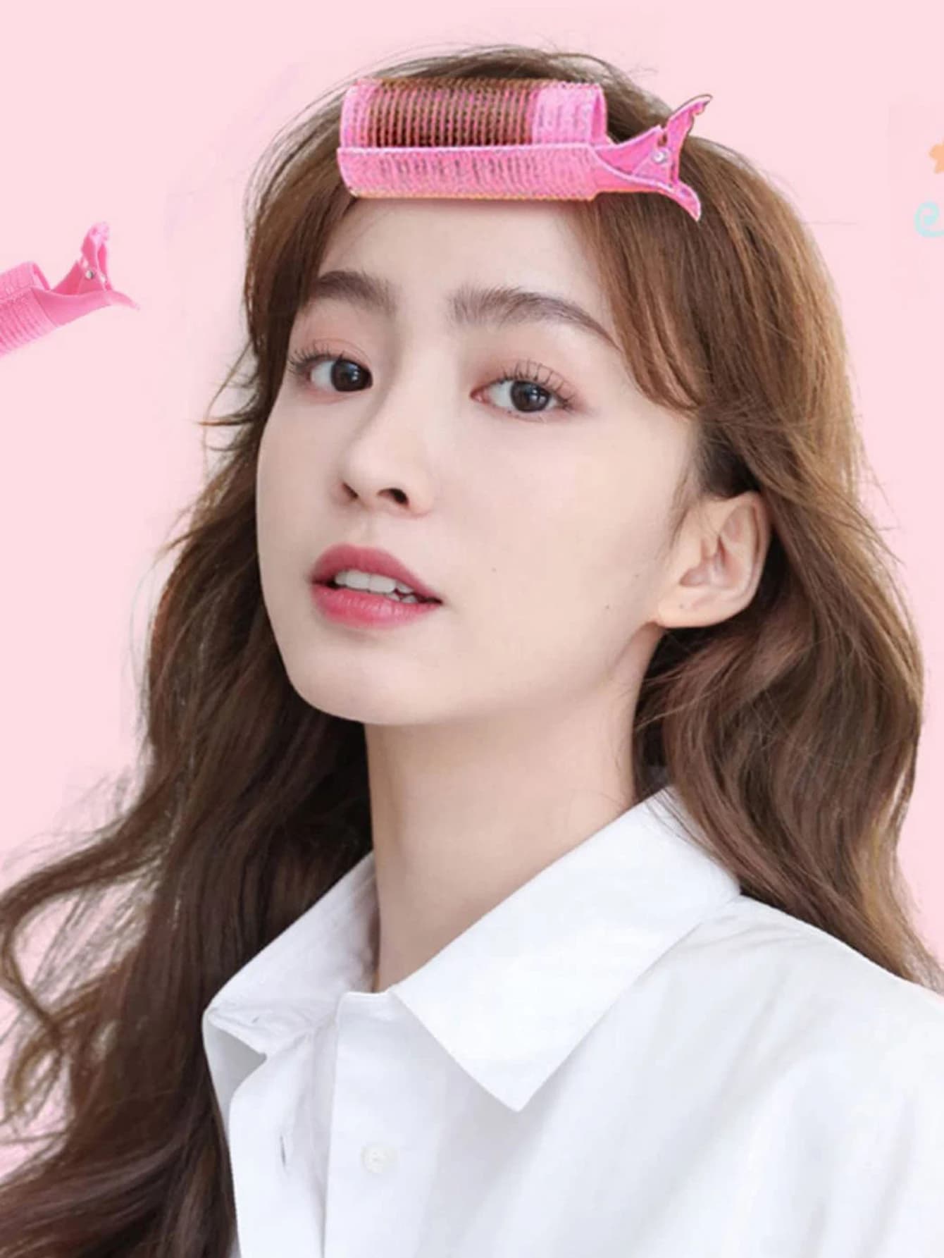 2 pezzi soffici clip per radice di capelli frangia fermagli per capelli styling fai da te accessori per ferro arricciacapelli idee regalo per San Valentino e festa della mamma