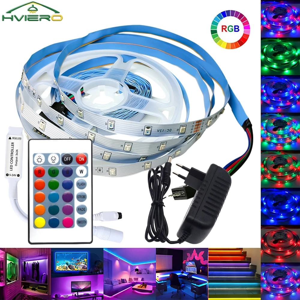 Lampada da campeggio per la casa IR WIFI RGB 2835 270Led Strip Ribbon Illuminazione natalizia Forte luce da giardino Decorazione della stanza Plafoniere da scrivania
