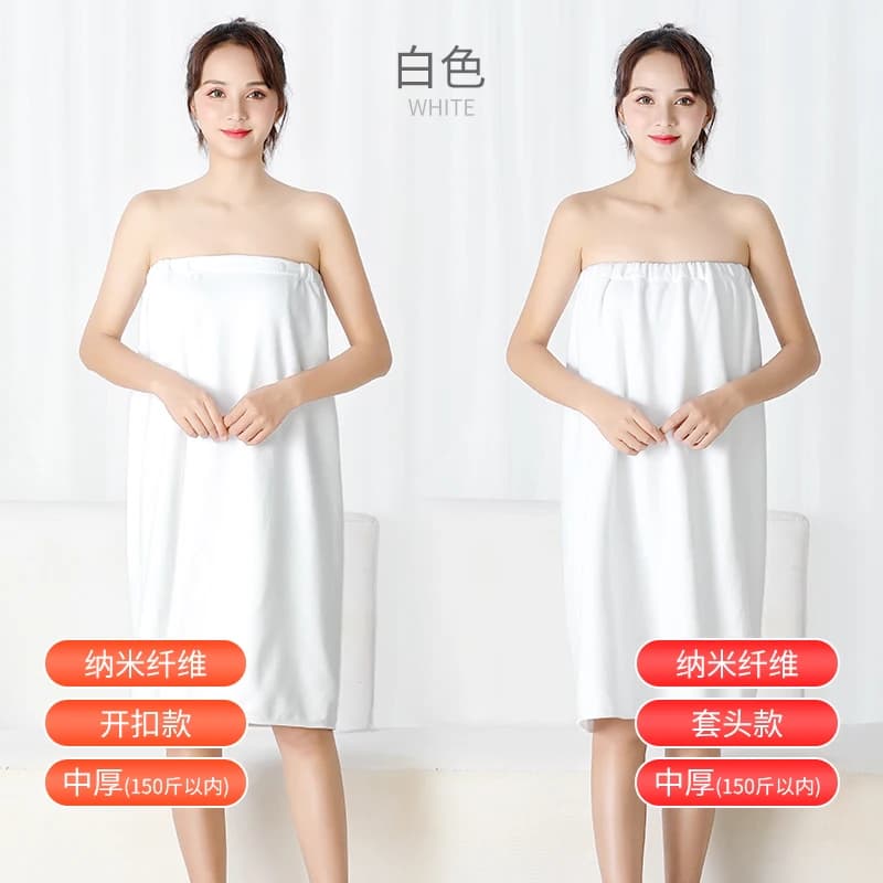 Women's microfiber bathrobe, soft bath towels, for adults, for the house, beauty salon, spa, sweat suit, enveloping sauna towels