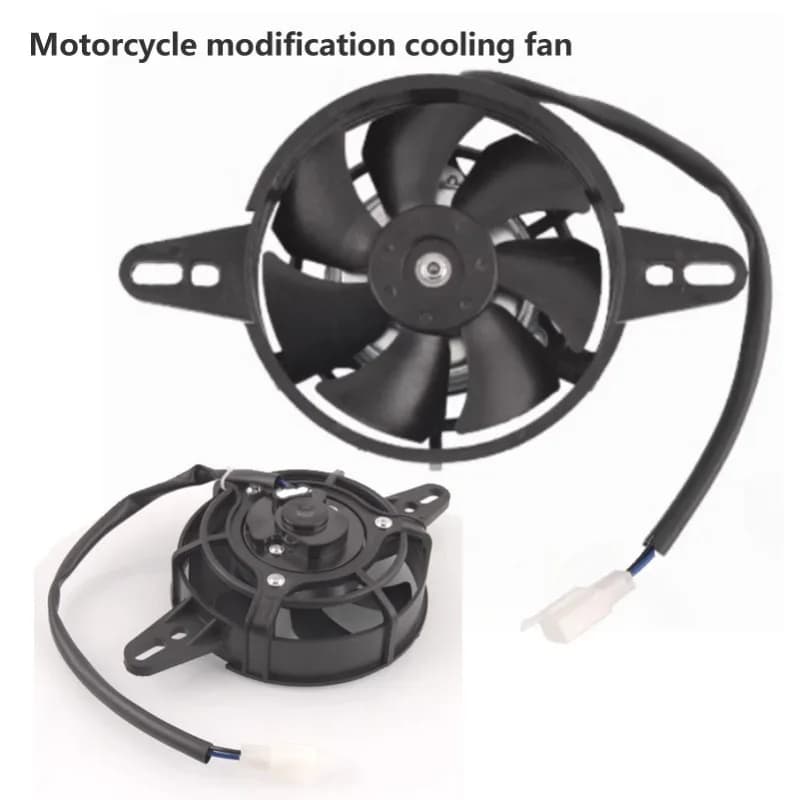 Ventola di raffreddamento per moto per 150cc, 200cc, 250cc ATV, 4WD kart, radiatore elettrico 12V e radiatore dell'olio