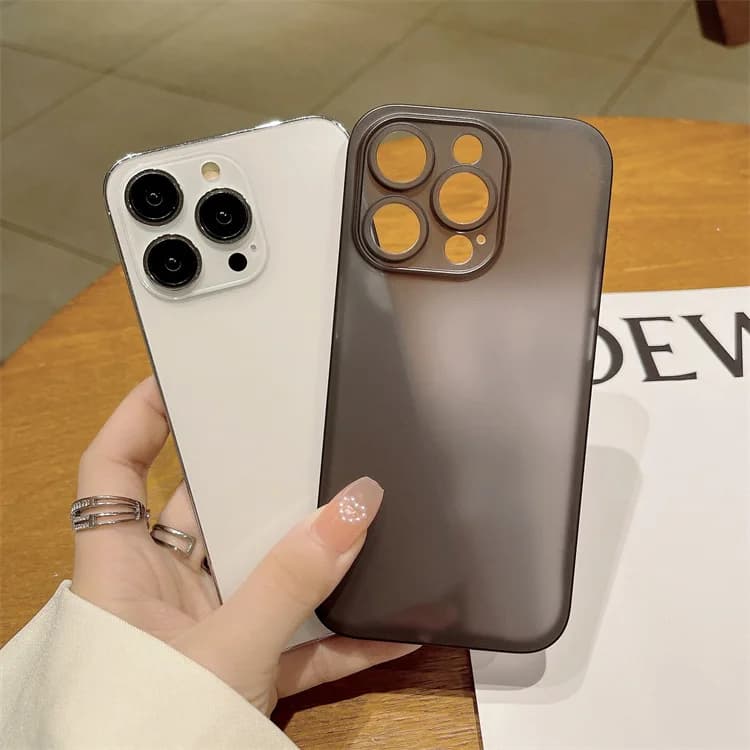 Custodia ultra sottile in PP Fundas per iPhone 13 14 15 16 11 12 Pro Max 13 Mini Cover completa per iPhone XR X Xs Max Custodia antiurto