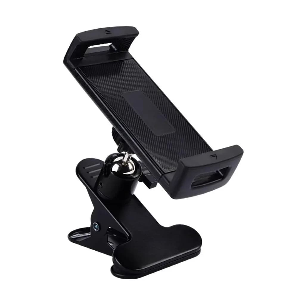 Metal Table Clamp Mounting Stand For Phone Double Ball Head Connector 17.4mm Pivot Holder Photography Accessory Studio