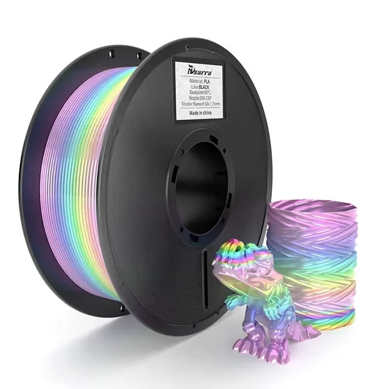 Professional Supplier Dual Color Silk Filament PLA/PETG/TPU/ABS/PCL Filament 1.75mm 1KG 3D Printer Filament 7.14
