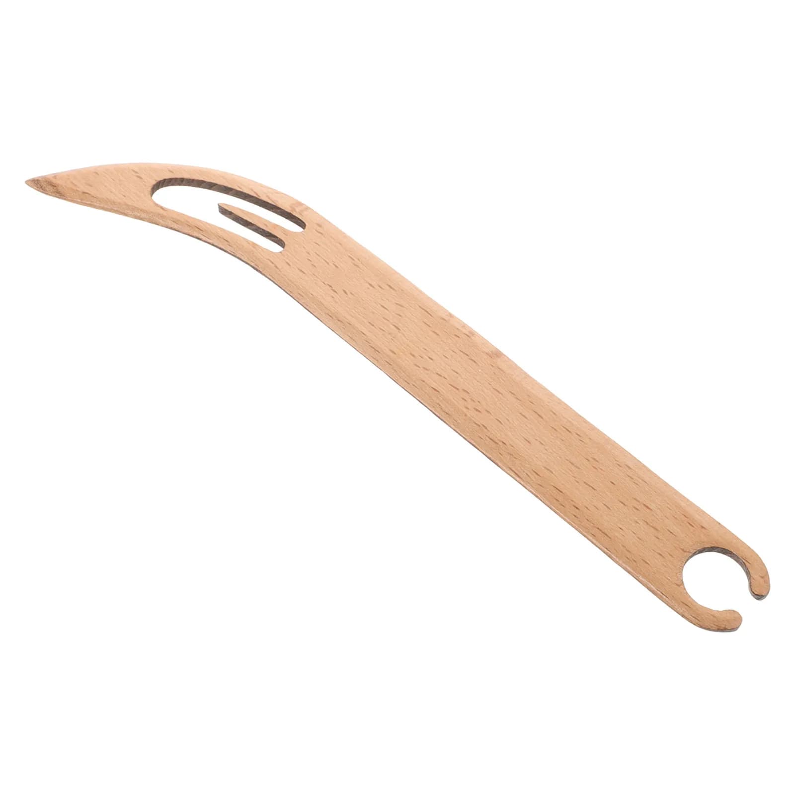 Wooden Knitting Shuttle for Beginners DIY Crochet Tapestry Weaving Loom Tool Handcrafts Supplies Weaving Accessories