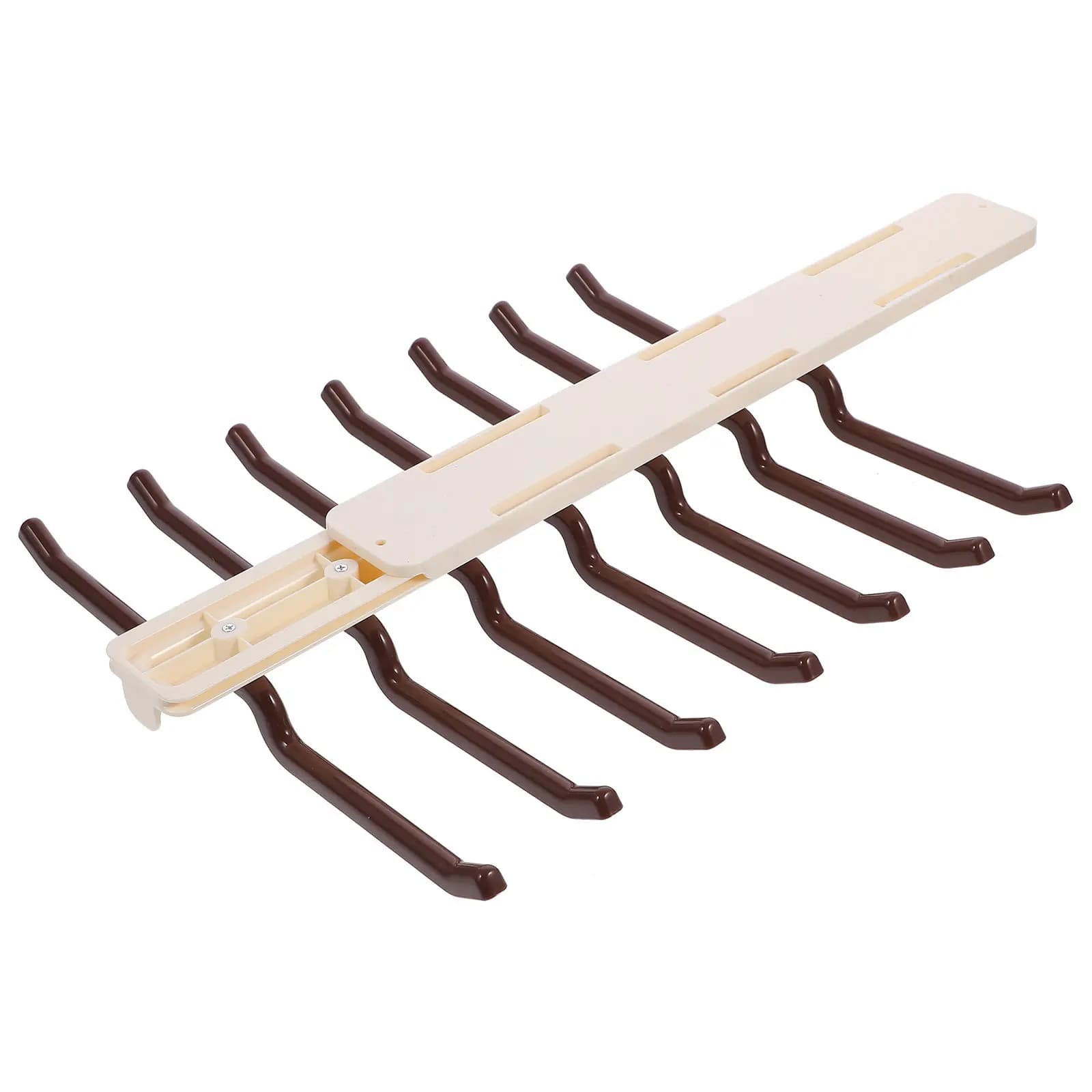 Sliding Wardrobe Organizer Retractable Pants Rack Underwear Hook Pull Out Closet Storage Space Saver Clothes Hanger