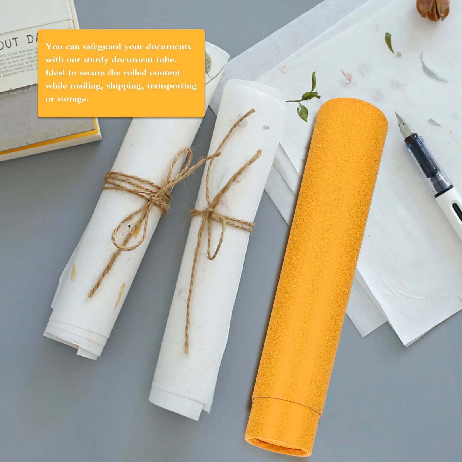 Tubo Telescopico Estensibile per Documenti, Poster, Disegni, Mappe, Progetti, Impermeabile e Resistente alla Luce