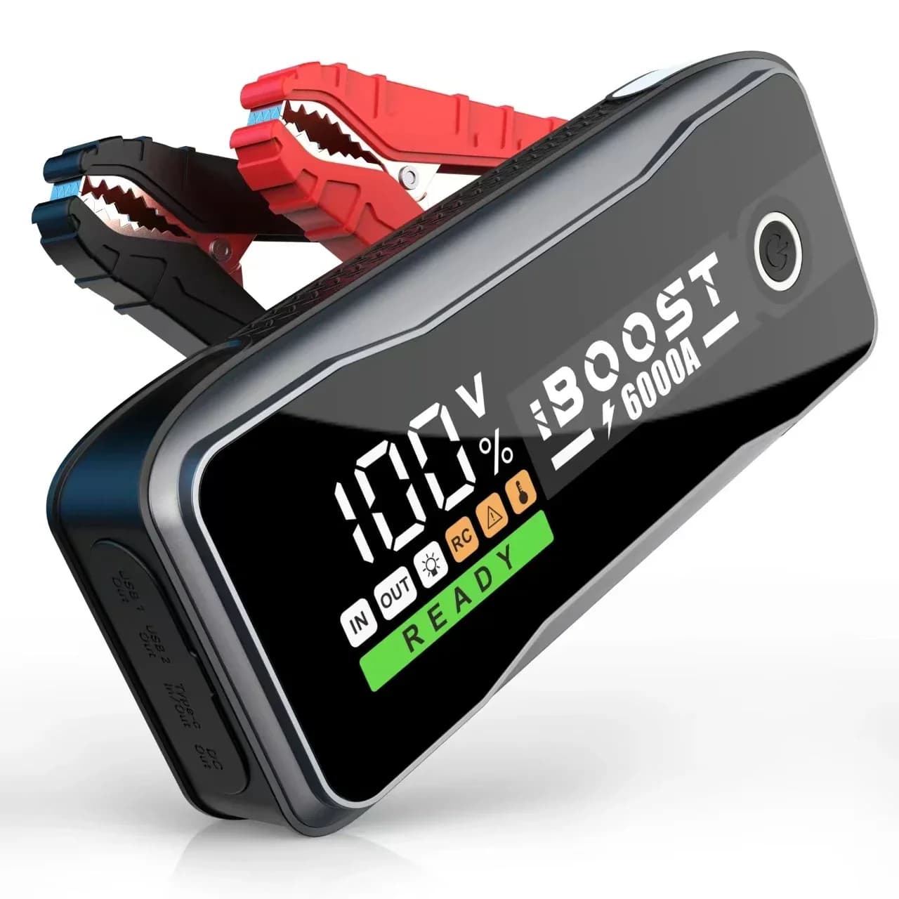 Avviatore di emergenza per caricabatteria per auto con cavo jumper