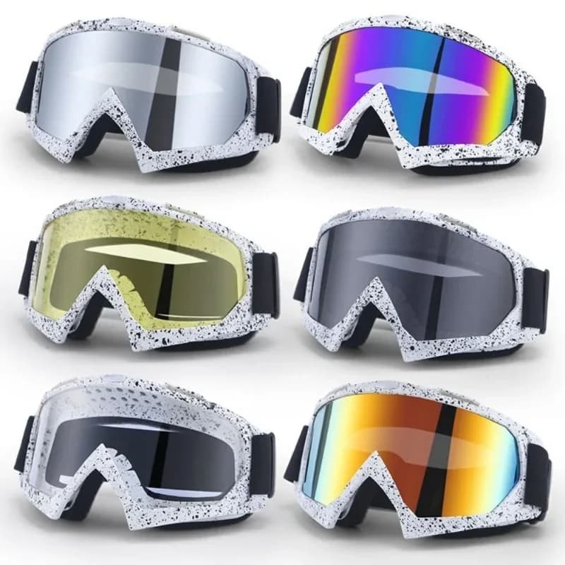 Occhiali da sci Occhiali antiappannamento Occhiali da ciclismo per moto da esterno Occhiali antivento per uomo Occhiali da sole sportivi protettivi