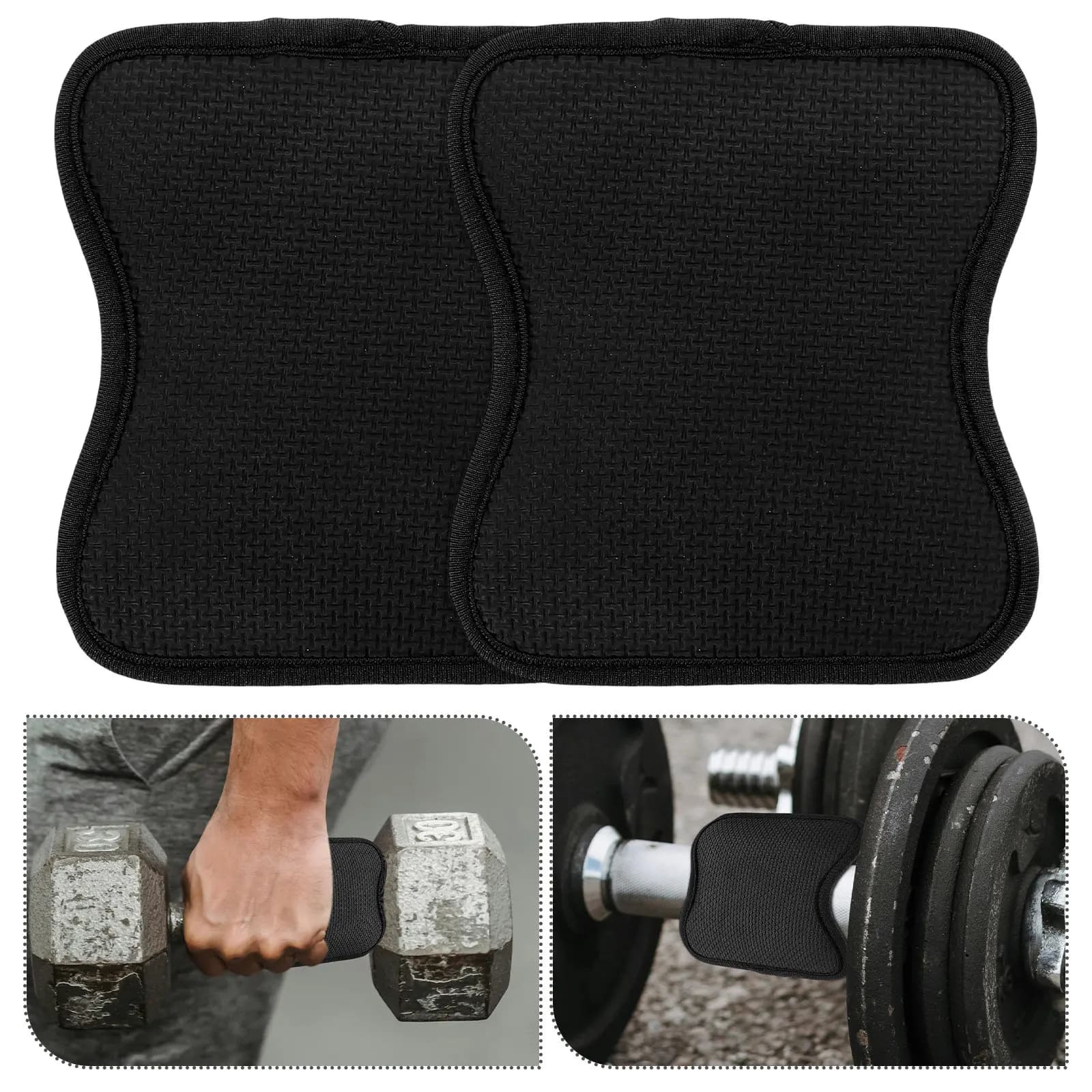 Set di 2 Cuscinetti Antiscivolo per Bilanciere, Coperture Rimovibili per Maniglie di Manubri, Accessori da Palestra, Tappetini per Barra per Trazioni, Cuscinetti per Impugnatura, Attrezzatura Fitness