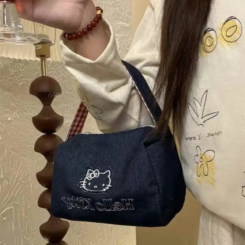 Borsa Portatile per il Trucco Hello Kitty, Borsetta Carina, Borsa da Viaggio per Cosmetici, Regalo per Amici