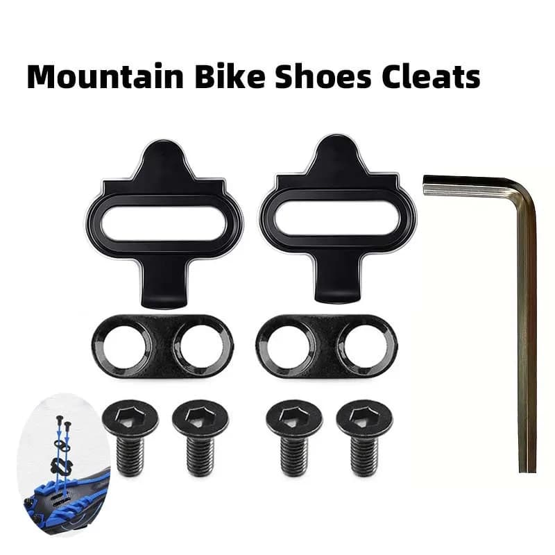 Scarpe da mountain bike Tacchetti per Shimano SH51 SPD MTB Tacchetti in acciaio Multi-Rilascio Spd Pedale Tacchetti da ciclismo Scarpe Clip Set