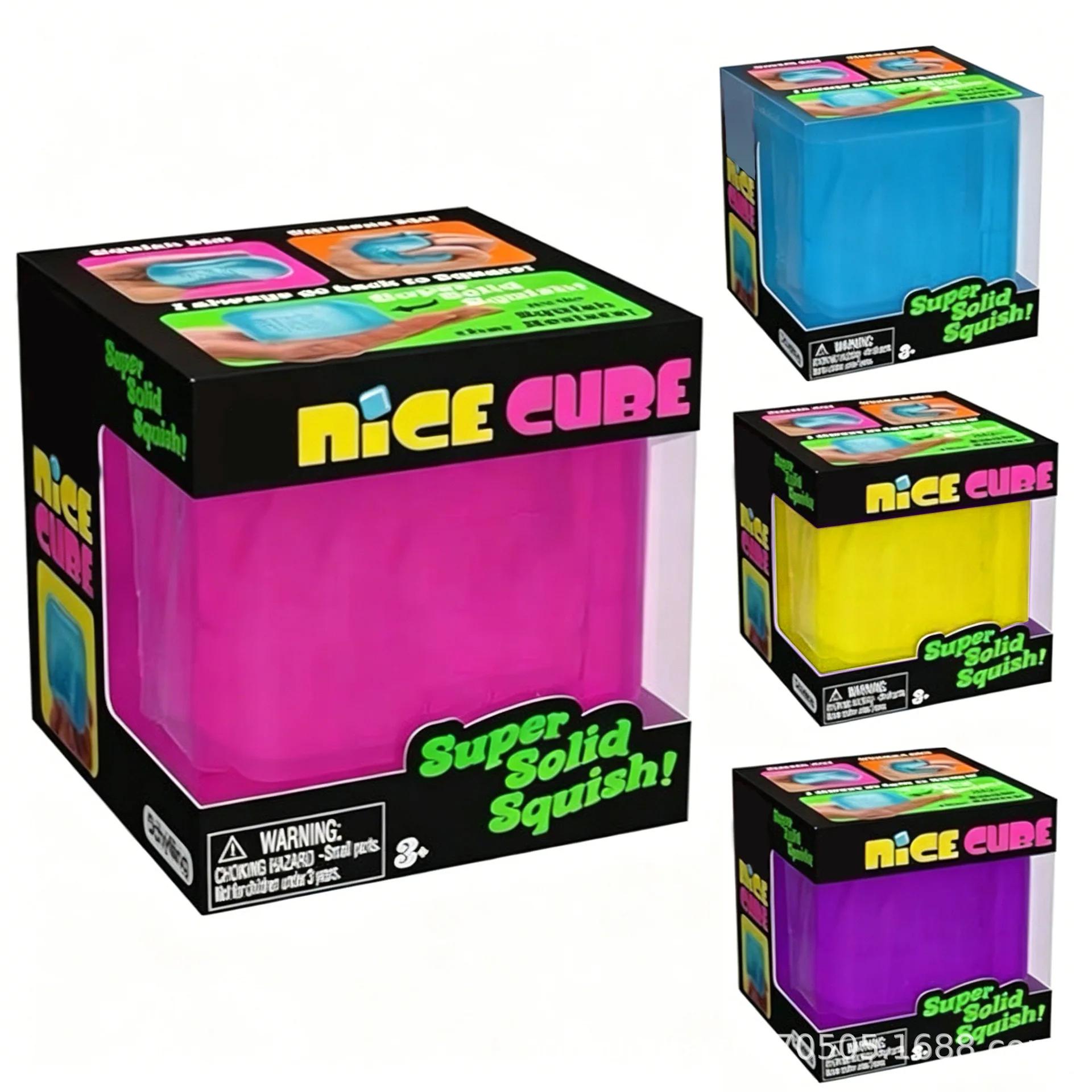 2026 Hot Schylling Needoh Nice Cube Sensory Toy Antistress for ADHD, Concentration and Anxiety, Unisex Fidget Tool Soft and Removable Desk