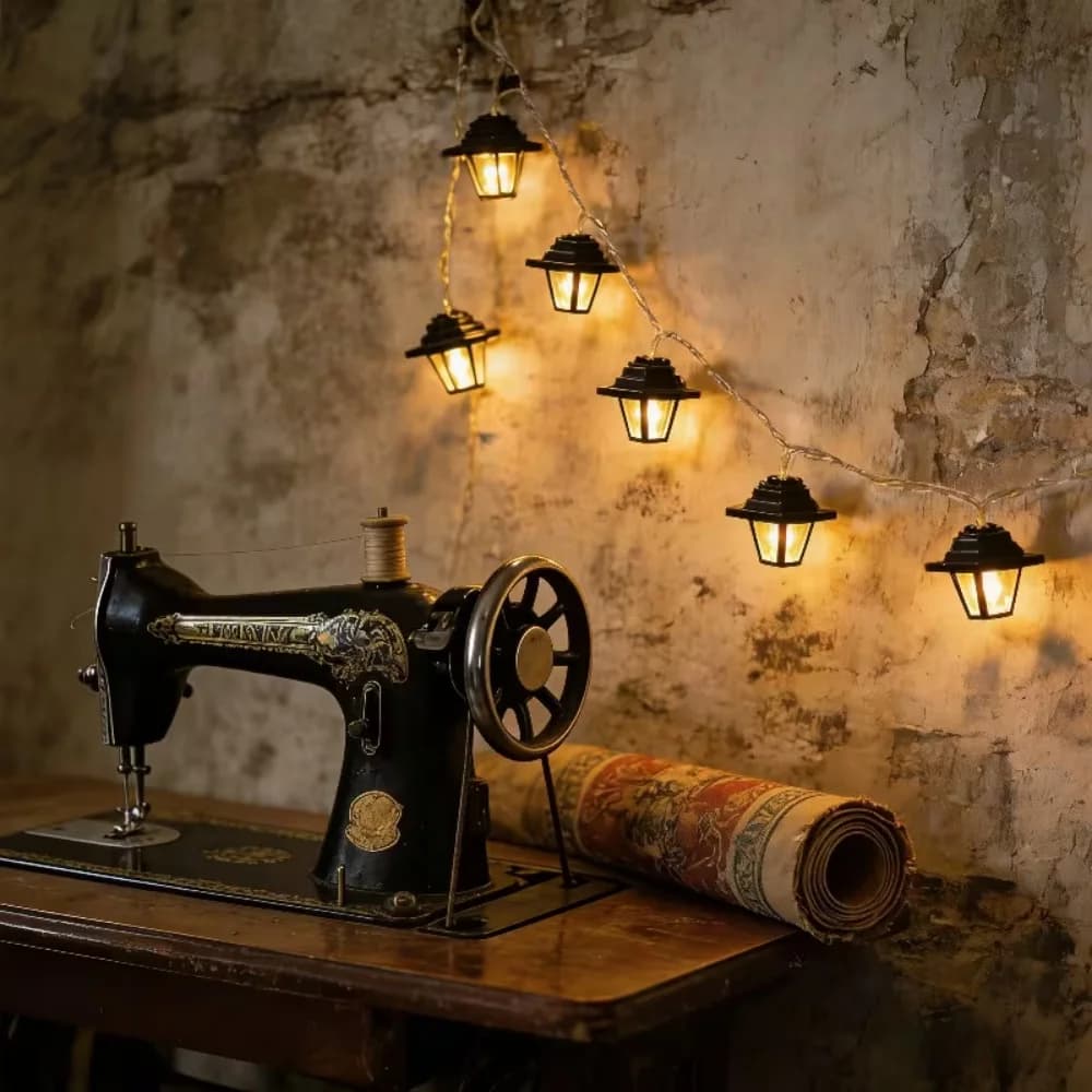 Vintage Palace LED Fairy Lights, Cute Battery String for Xmas Ramadan Wedding Party Window Indoor Holiday Decor Ornament