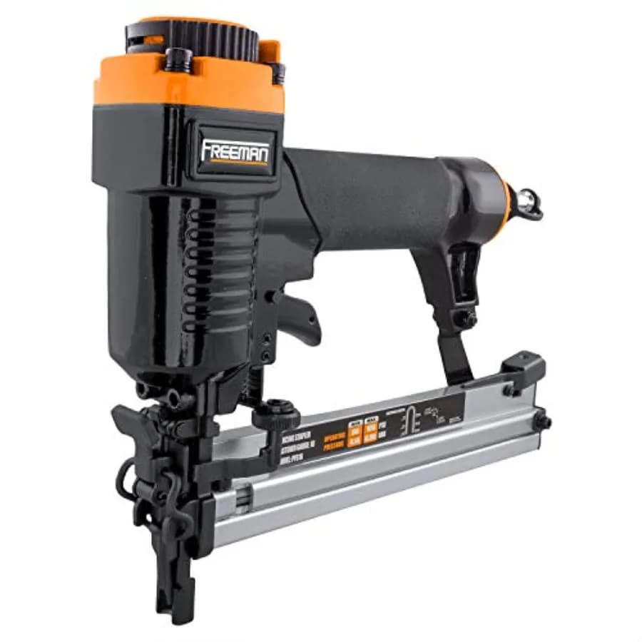 Graffettatrice Pneumatica per Recinzioni da 18 Gauge 7/8'' con Gancio per Cinghie