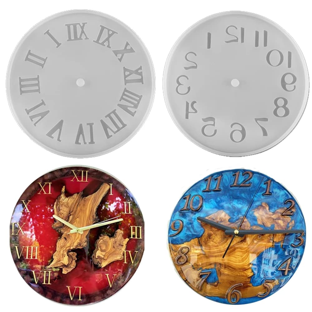 Stampi in resina per orologio Numeri romani arabi Costellazione Stampo in resina epossidica per colata in silicone Strumenti per la creazione di gioielli fai da te fatti a mano
