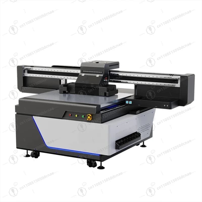 3D Lenticular Visual Positioning Small Industrial Flatbed UV Printer for Jewelry Metal Badge Blocks Keypad Poster