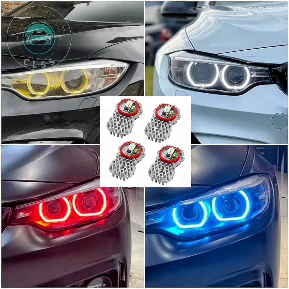 Moduli DRL Angel Eyes CSL multicolori giallo rosso ambra per BMW F80 F82 M3 M4 F32 F33 F36 OE # 63117263051 Aggiornamento Luci Diurne Xenon