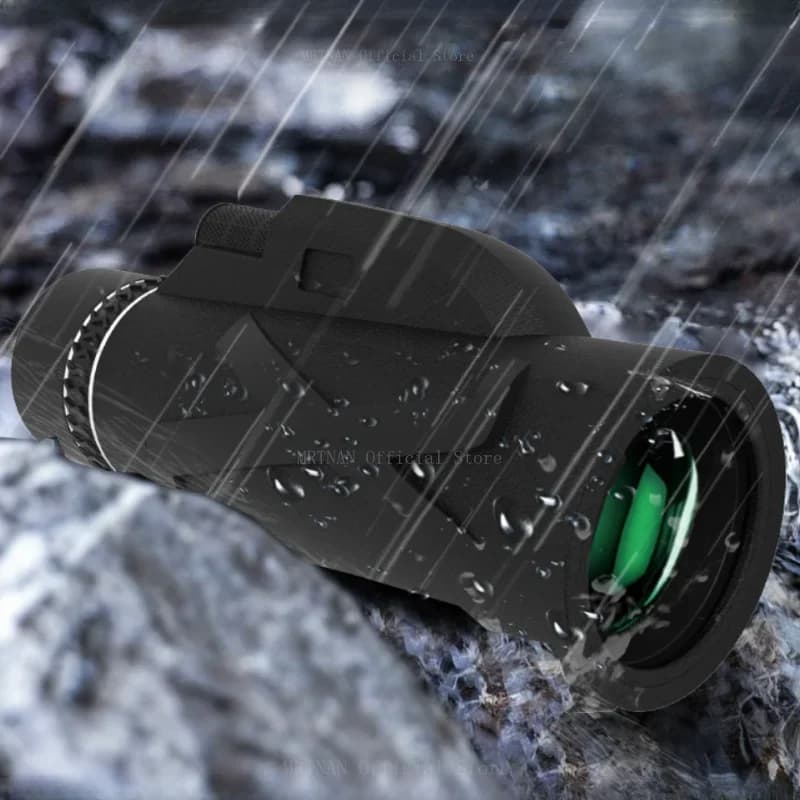 80X100 HD Zoom Potente telescopio monoculare a lungo raggio Bak4 Prisma portatile con treppiede Clip per telefono Caccia Campeggio Birdwatching