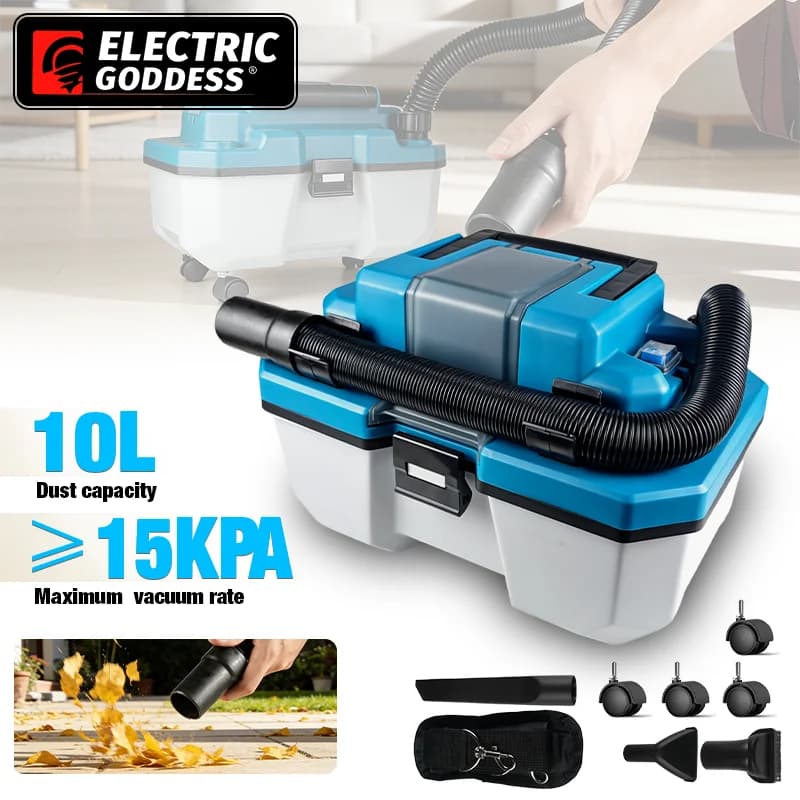 Dea elettrica Brushless 15KPA Aspirapolvere elettrico Cordless Tenuto in mano Aspirazione Soffiare la polvere Per Makita 18V Batteria Spille