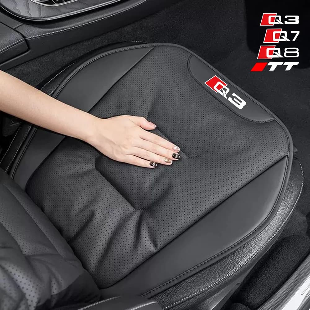 Car Seat Cover Leather Universal Bearing for Front Seat / Car Seat Four Seasons for Audi Q3 Q7 Q8 TT Chair Protection Accessories