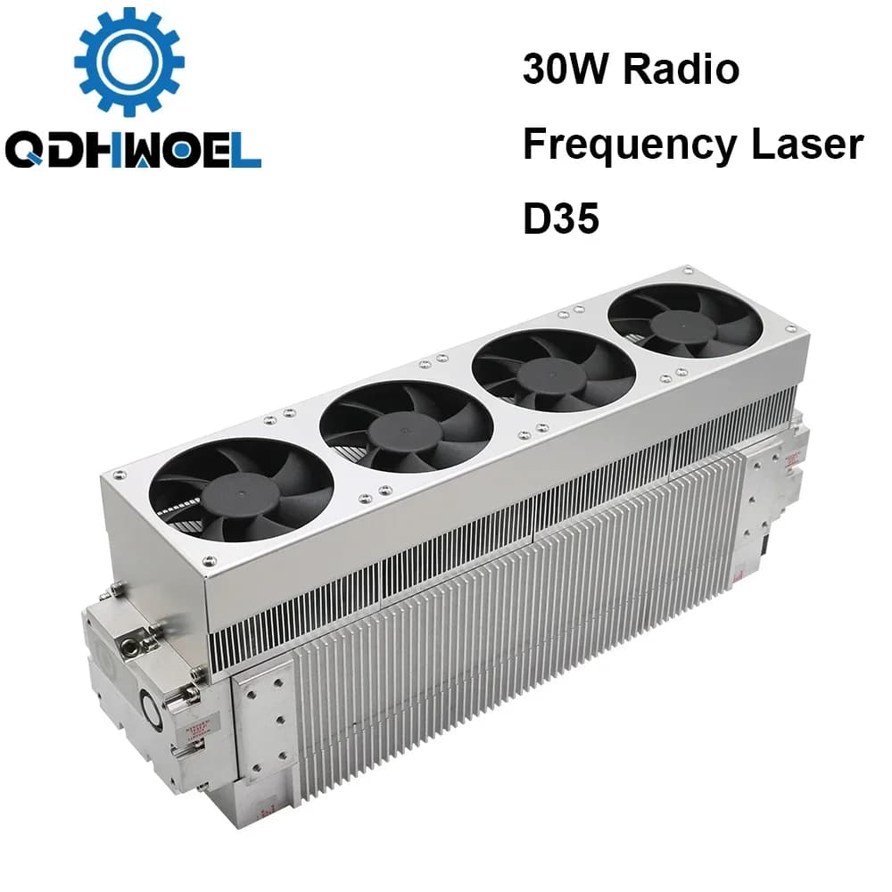 QDHWOEL DAVI Modulo laser CO2 RF 30W 10.6um Sorgente laser per macchina per marcatura con incisione a CO2