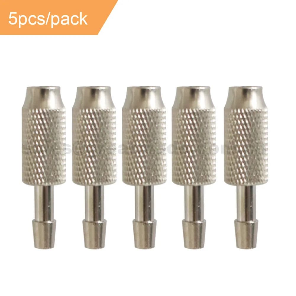 Medical NIBP Air Hose Quick Connector Knurled Anti‑slip Grip Blood‑Pressure Cuff Pipeline Fitting Replacement Parts