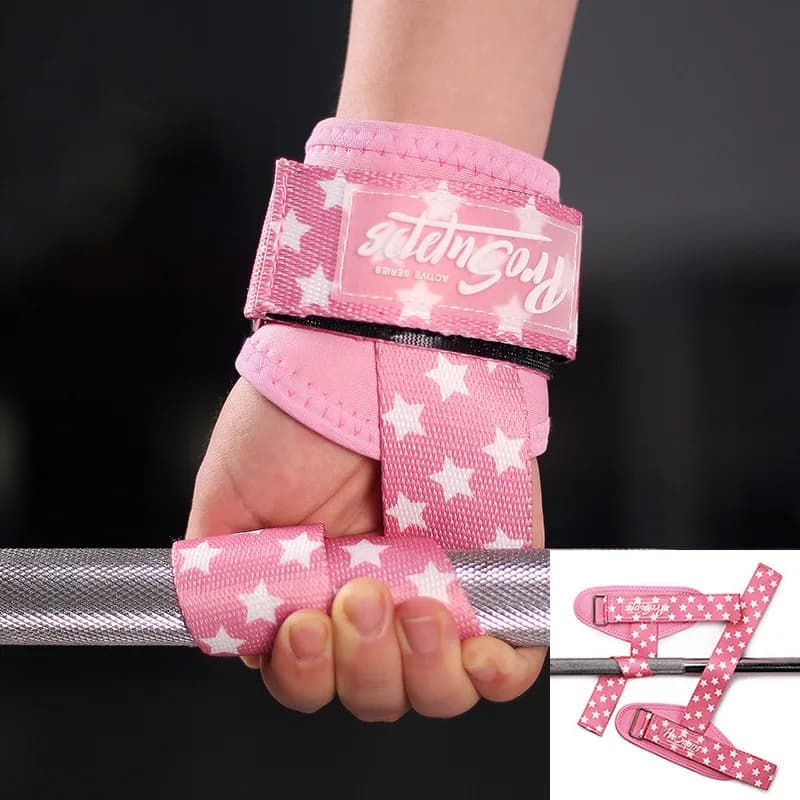 Cinghie da polso per palestra Sollevamento pesi Bodybuilding Powerlifting Allenamento per la forza Manubri fitness Stacco Allenamento Supporto per il polso