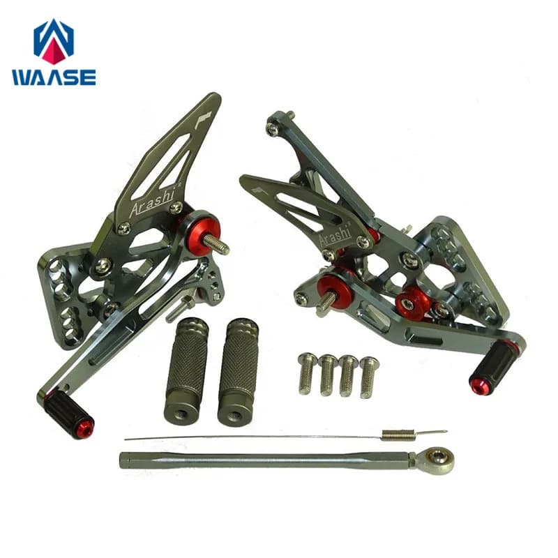 Waase Per Suzuki GSXR1000 GSX-R GSXR 1000 K5 K6 2005 2006 Moto Rider Racing Rearset Pedane Poggiapiedi Pioli